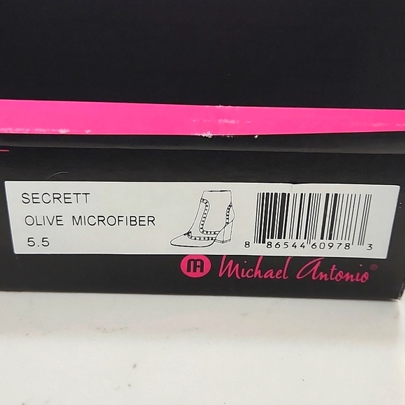 Michael Antonio Secret Olive Studded Ankle Boot – Size 5.5 | Fierce & Fabulous N - Picture 12 of 12